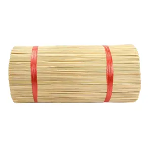 Factory Supply Purely Natural Round Shaped Wholesale Bamboo Sticks For Making Incense