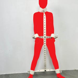 BDSM Bondage Collar con mano Tobillo Restricción Set Medfet Kinky Fetish Muñequeras Footcuffs Gargantilla Juego sexual Asylum Bondage - Product Image 2