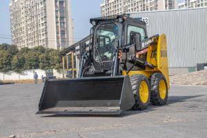Compact Wheeled Mini Skid Steer <b>Loader</b> 23HP 0.48m³ Bucket Capacity <b>Low</b> Noise Skid Steer <b>Loader</b> - Product Image 3