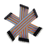 Kabel Pita Datar 1.27mm Pitch 14Pin IDC Male to Male 2678 30AWG Tembaga Berlapis Timah