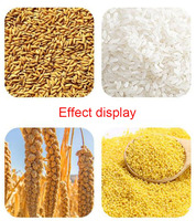 Nouveau design combinaison moulin à riz Grain concassage décorticage fraiseuse soja maïs paddy blé épluchage secouant écran moteur