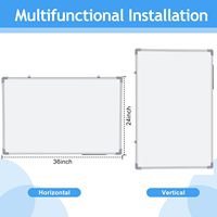 Pizarra Magnética de Doble Cara con Marco de Aluminio, Personalizable, para Aula, Venta al Por Mayor de Fábrica