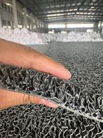 Tapis de porte anti-fatigue en PVC, tapis en PVC à spirales rembourré pour l'entrée