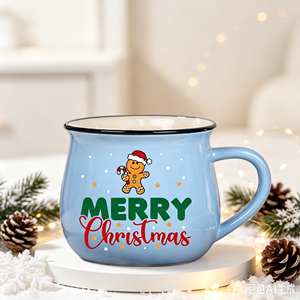 Taza de Cerámica Navideña con Logotipo Personalizado al por Mayor, Estilo Esmaltado, Taza de Café Festiva para Colecciones <span class=keywords><strong>Navideñas</strong></span>, Regalo Promocional, Compra al por Mayor - Product Image 4