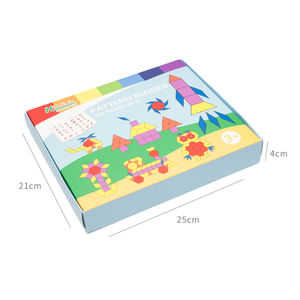 Tangram Educativo de 180 Piezas, Juego 3D, Juguete de Madera con Forma de Animales, <span class=keywords><strong>Rompecabezas</strong></span> de Madera para Niños, Tangram DIY - Product Image 6