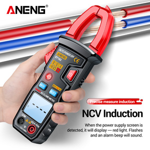 Pinza Amperimétrica Digital ANENG ST183, Medidor de Verdadero Valor Eficaz (RMS) de CA/CC, 6000 Cuentas, Corriente, Voltaje, Frecuencia (Hz), NCV, Resistencia (Ohmios) - Product Image 4