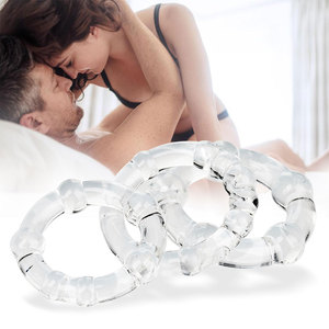 Commercio all'ingrosso eiaculazione TPE pene anello manica del cazzo giocattoli sessuali G Spot stimolazione gallo anelli per gli uomini - Product Image 2