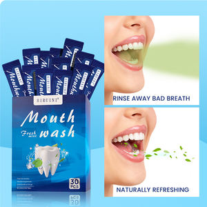 OEM ODM Embalaje en caja El mejor producto de enjuague bucal Menta fresca Uso diario Tamaño de viaje Tira portátil Enjuague bucal - Product Image 5