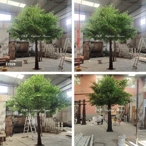 Árbol de Flores de Cerezo Artificial Grande, Verde, de Seda, para Decoración de Interiores y Exteriores, de Alta Simulación, para Bodas - Product Image 3