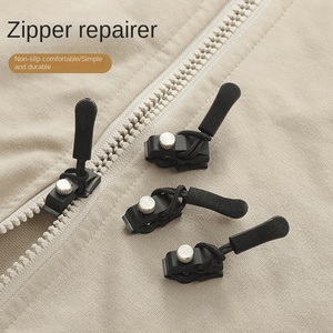 <b>Replaceable</b> & Repair Accessory Nylon Backpack & Luggage Bag with Removable <b>Zipper</b> Head Special Pull Lock Design Clothes Storage - Product Image 1