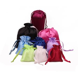 Ensemble de bonnets en satin pour enfants et femmes, bonnet de nuit pour soins capillaires, pochette à cordon, taille personnalisable, option de logo personnalisé, promotion - Product Image 4