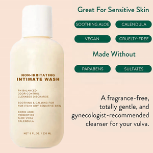 Limpiador de PH Vaginal Intimo no irritante, con Aloe Vera hidratante, caléndula para picaduras de piel seca sensible - Product Image 4