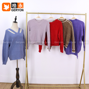 Geryon Vintage Secondhand Winter Pullover Sweaters Bulk Mixed Thrifted Cashmere <span class=keywords><strong>Jumper</strong></span> Ukay Ukay Ukay Used Clothes Balles - Product Image 3