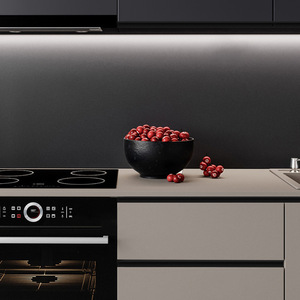 Poignée en alliage d'aluminium de type G avec couvercle, poignée de tiroir de meuble minimaliste, noir mat, installation facile - Product Image 2