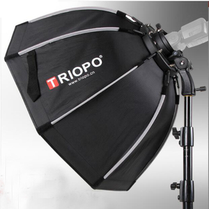 TRIOPO KS-55 55CM Faltbare Octagon Speed light <span class=keywords><strong>Softbox</strong></span> <span class=keywords><strong>Preis</strong></span> mit Speed lite Ring für Speed lite Soft Light Box - Product Image 1