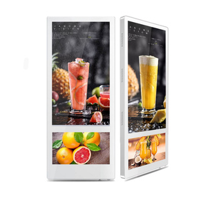 18.5 + 10.1 inch treo tường Màn hình kép dọc thang máy LCD Máy nghe nhạc quảng cáo thông minh màn hình hiển thị kỹ thuật số biển - Product Image 1