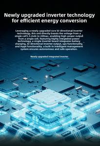 Générateur Solaire Portable d'Extérieur, Station d'Énergie LiFePO4 300W 500W 1000Wh, Onduleur Bidirectionnel, Alimentation de Secours <span class=keywords><strong>UPS</strong></span> pour Pannes de Courant - Product Image 6