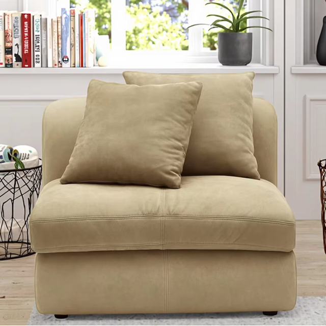 Modular Sectional Sofa Set with Removable Cover & Seat Cushion Eco-Friendly Sofa Bed for Apartment Living Room
