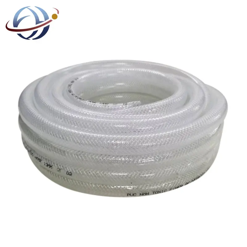 New technology pipe colorful clear fiber manufacturer reinforced flexible pvc hose