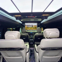 Monitor TV Mobil 24 Inci untuk Bus, Layar Iklan dengan Speaker Terintegrasi, Multimedia Android di Atap Mobil