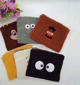 Pochette de maquillage tendance avec fermeture éclair, en tissu éponge, coton, velours, serviette et accessoires pour éponge, trousse à cosmétiques - Product Image 6