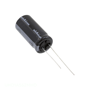 Condensador de orificio pasante original CAP ALUM 5600UF 20% 10V RADIAL 5600 uF UHD1A562MHD - Product Image 1