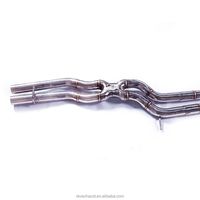 Échappement Catback en acier inoxydable haute performance REV pour Audi S8 D4 4.0T V8 2013-2017 avec soupape de commande