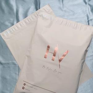 Bolsas de Embalaje de Plástico Autosellables Ecológicas Impresas Personalizadas, Bolsas de Correo de Poliéster Negras con Logotipo Colorido - Product Image 5