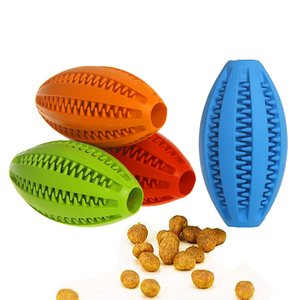 Jouet à mâcher pour chien Kangdarpet, non toxique, résistant aux morsures, en caoutchouc et plastique, style dessin animé, écologique, pour usage quotidien, balle distributrice de nourriture - Product Image 1