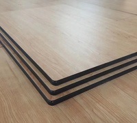 Modernes Design HPL-Platte für Krankenhaus- und Hotelwand 8 mm 1220 × 3050 mm Melamin verschiedene Farbtexturen 8 mm Dicke
