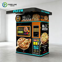 Distributeur automatique de pizzas, distributeur automatique de pizzas à double four entièrement automatique