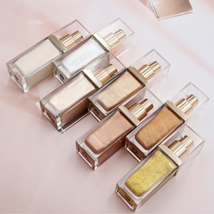 Nhãn hiệu riêng Vegan 7 màu Bronzer Rose Gold trang điểm khuôn mặt cơ thể <span class=keywords><strong>Highlighter</strong></span> không thấm nước Glow dầu cơ thể ánh sáng lung linh lỏng <span class=keywords><strong>Highlighter</strong></span> - Product Image 5