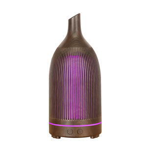 Diffuseur d'arômes à effet bois 200 ml, humidificateur avec lumière LED pour usage domestique - Product Image 3