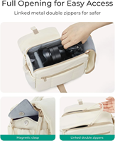 Sacs photo matelassés et imperméables pour femmes, avec support trépied, personnalisables – Vente en gros