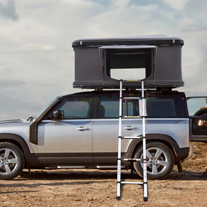 Folding Luxury Roof Top Tent 4-Season Aluminum Nylon Shell Poles High-Density Foam Mattress Polyester Fabric <b>Car</b> Rooftop Tent - Product Image 3