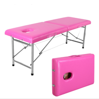 Lit de massage pliable, lit de massage portable, salon de beauté, lit de massage et de beauté