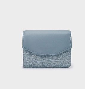 Portefeuille pour femme en PU de luxe, design classique, fabriqué sur mesure par une usine professionnelle, petit portefeuille, portefeuille zéro - Product Image 1