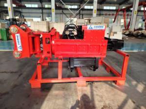 Pilote de pile à poignée latérale flexible avec rotation à 360 degrés, adapté aux projets de palplanches de 12 mètres et de pieux ronds - Product Image 2