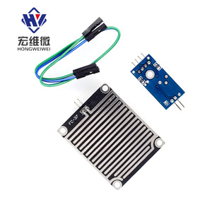 Módulo Sensor de Micro Gotas de Lluvia Hongwei FC-37, Placa de Detección de Nivel de Agua, Sensor de Nivel de Líquido de 24V DC - Product Image 1