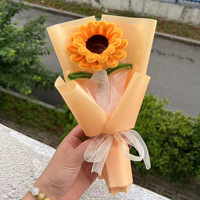Produits finis Tournesol unique Saint Valentin Cadeau Anniversaire Créatif Journée de l'enseignant Simulation Bouquet de fleurs créatif