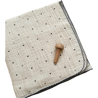 Couverture pour bébé en mousseline 100% coton, double couche, couverture en gaze pour emmailloter, couverture douce pour nouveau-né, couverture pour la sieste des nourrissons
