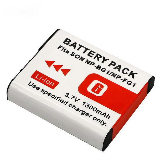 For DSC H3 H5 H7 W70 W80 WX1 Digital Camera Battery Pack BP-BG1 3.7V 1400mAh Rechargeable Li-ion Stock