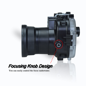 Boîtier étanche pour plongée <span class=keywords><strong>sous</strong></span>-marine Seafrogs 40m/130ft XT2 pour <span class=keywords><strong>appareil</strong></span> <span class=keywords><strong>photo</strong></span> <span class=keywords><strong>Fujifilm</strong></span> X-T2 avec objectif 18-55mm, boîtier pour caméra de plongée - Product Image 2