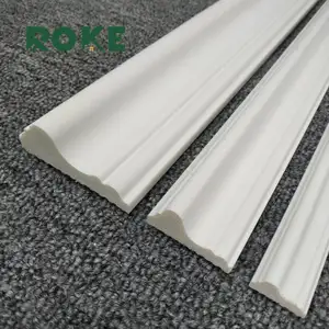 ROKE原装Ps踢脚板Eps成型聚苯乙烯材料成型为装饰材料