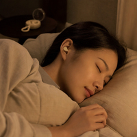 Bouchons d'oreilles en silicone réutilisables pour le sommeil, réduction du bruit de 36 dB, avec étui de désinfection UV C Nano Silver