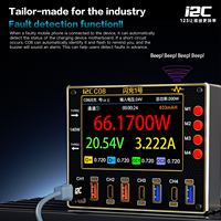 Cargador Rápido I2C C08 No.2 Compatible con IOS y Android, Placa Base de Carga Rápida, Herramientas de Detección de Cortocircuitos, Corriente y Voltaje