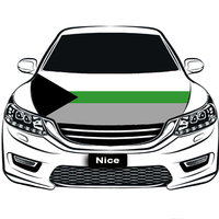 Housse de capot de voiture personnalisée en polyester extensible, motif arc-en-ciel gay Deminonbinary, pour les salons automobiles Pride, les accessoires photo et la décoration de vitrine.