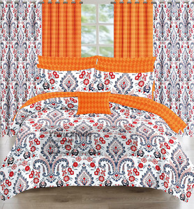 Parure de <span class=keywords><strong>Lit</strong></span> de Luxe Africaine 10 Pièces en Coton Imprimé Moderne, <span class=keywords><strong>Taille</strong></span> King, Collection Complète pour Literie Maison 3 <span class=keywords><strong>Places</strong></span> - Product Image 4