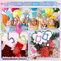 Tableau magnétique miniature à effacement rapide avec stylo et clip porte-clés, idéal pour les cadeaux d'anniversaire pour enfants, expédition rapide