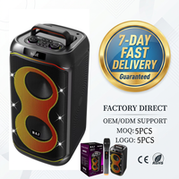 Altavoz Inalámbrico BA-J2602, Promoción de Inauguración, Sonido Estéreo con Bajos, RGB, Bajo MOQ, Marca Privada de Fábrica, Entrega Rápida en 7 Días